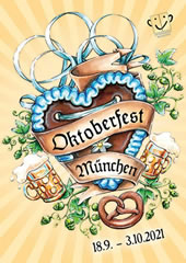 Platz 1 - Plakatdesign Wettbewerb zum Oktoberfest 2021