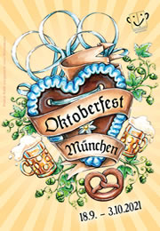 Wiesnpalakt 2021 - Sieger Oktoberfestplakat Wettbewerb